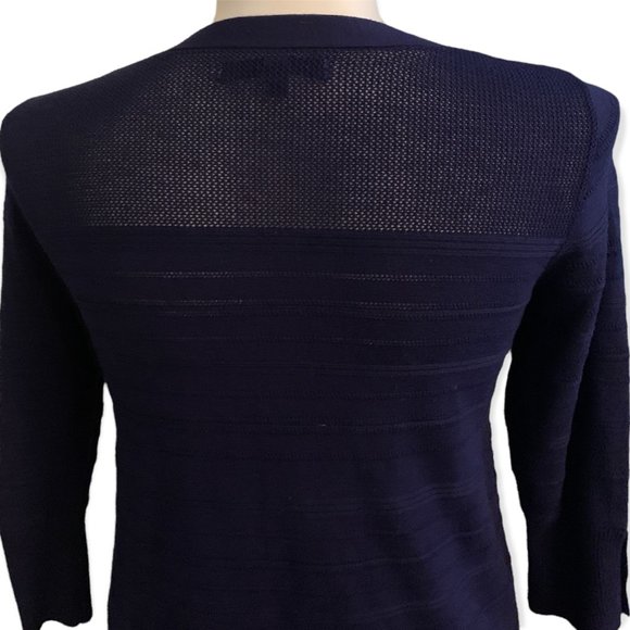 Apt. 9 | Purple Long-Sleeve Lightweight Sweater with Side Slit | Sz M - Picture 6 of 15